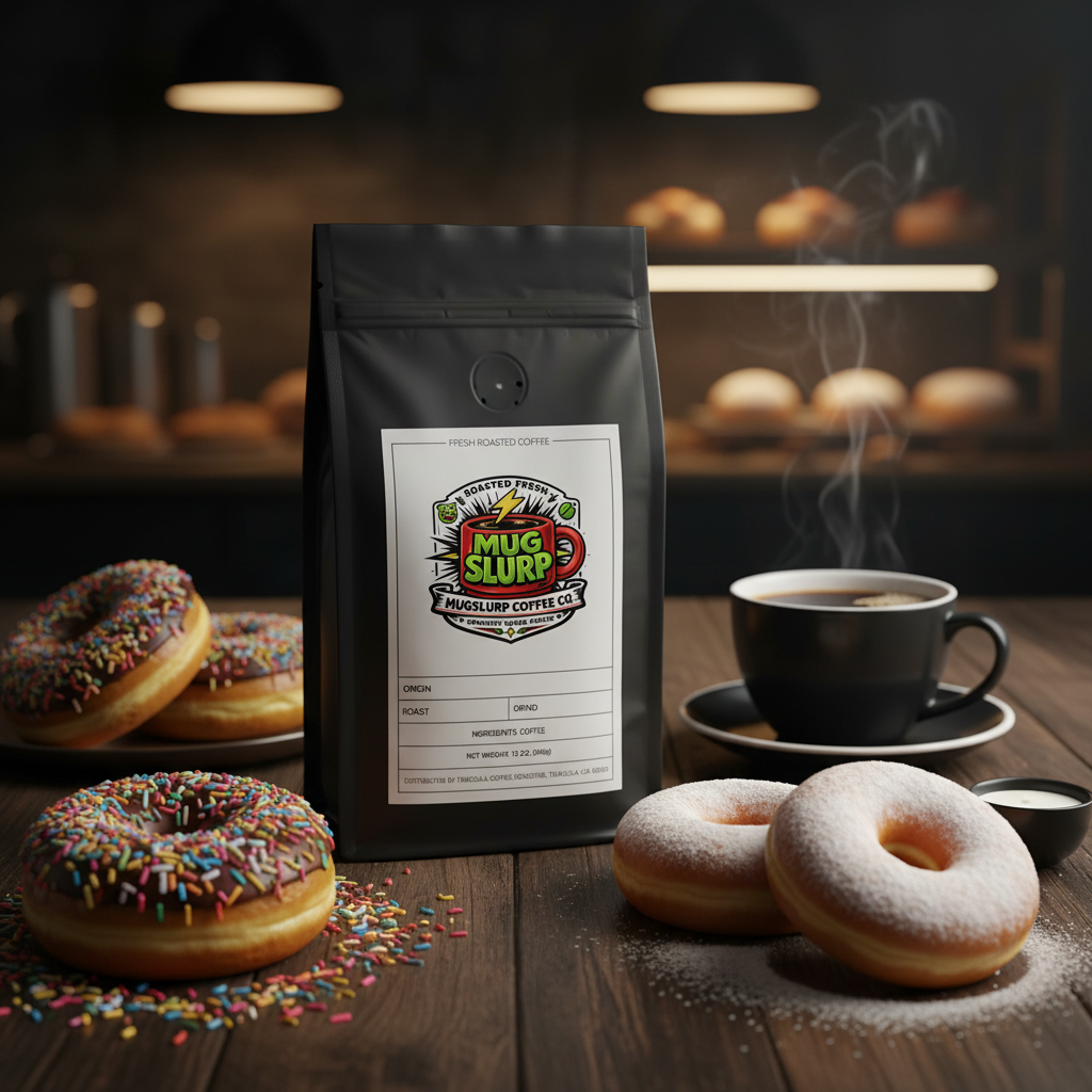Gourmet Donut Shop Product Shot