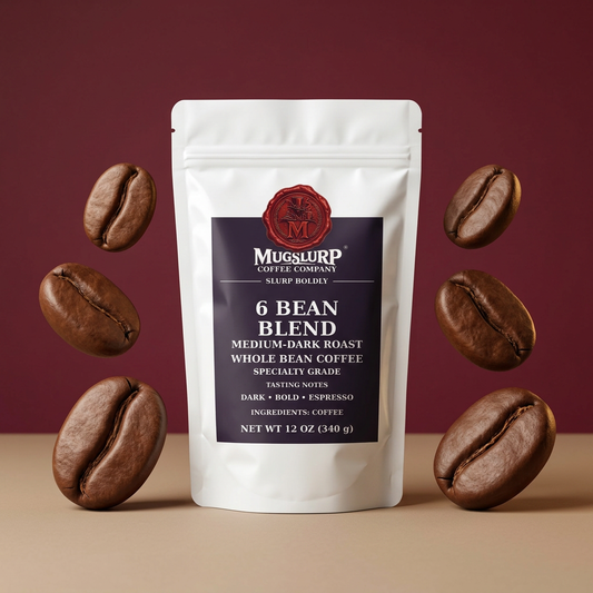 Mugslurp 6 Bean Blend coffee package