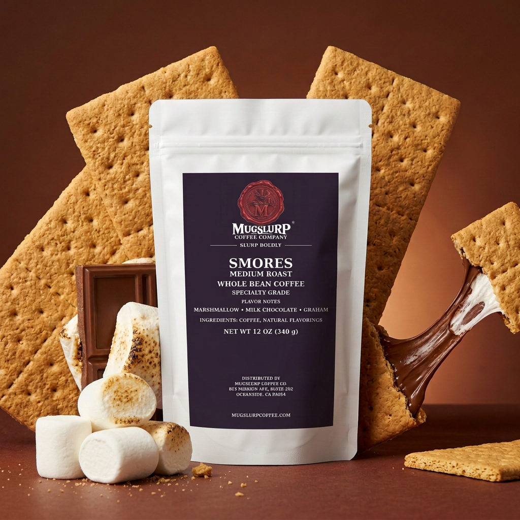 Mugslurp Smores studio image with extra marshmallows